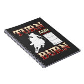 Carnet Tournez et brûlez la course de baril (Côté Droit)