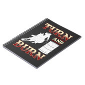 Carnet Tournez et brûlez la course de baril (Côté gauche)