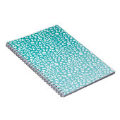 Carnet Tourquoise Leopard Patters (Côté Droit)