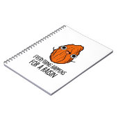 Carnet Tout arrive pour une raison drôle de jeu de mots s (Côté gauche)