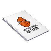 Carnet Tout arrive pour une raison Raisin drôle Pun nourr (Côté Droit)