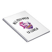 Carnet Tout ce dont tu as besoin, c'est de déjeuner (Côté Droit)