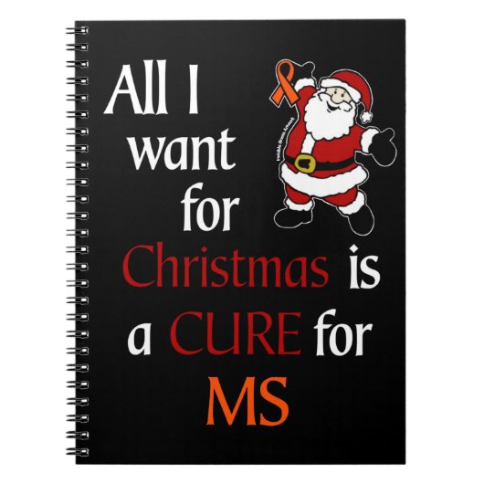 Carnet Tout ce que je veux pour Noël/Père Noël...MS Carne (Devant)