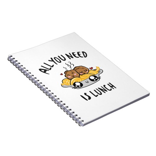 Carnet Tout ce qu'il vous faut c'est le déjeuner (Côté Droit)