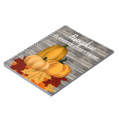 Carnet Tout citrouille (Côté gauche)