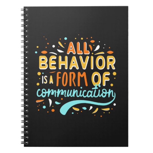 Carnet Tout Comportement Est Une Forme De Communication (Devant)