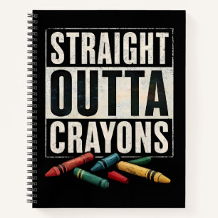 Carnet Tout droit sorti des crayons de couleur