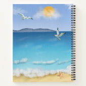 Carnet Tout est mieux sur la plage Ocean Scene (Dos)