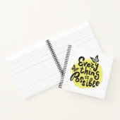 Carnet Tout est possible (Intérieur)