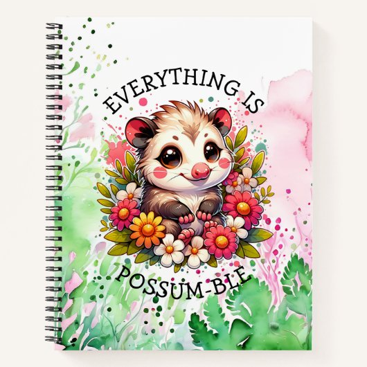 Carnet Tout est Possum-ble | Jeu d'inspiration (Devant)