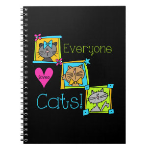 Carnet Tout le monde aime les chats