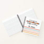 Carnet Tout Le Monde Coloré Communique Différemment (Intérieur)