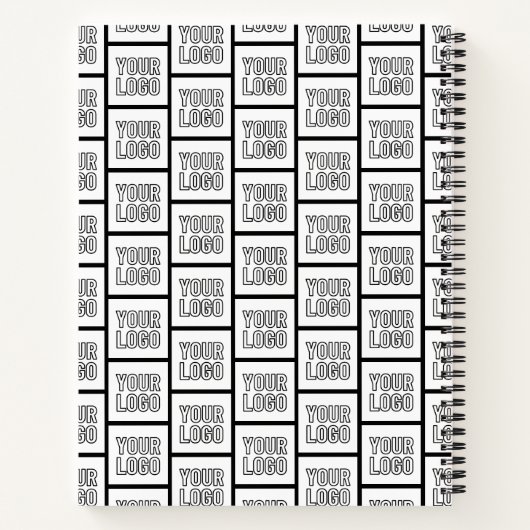 Carnet Tout logo ou motif répétitif d'image (Dos)