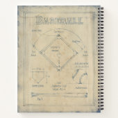 Carnet Tout sur le jeu - Baseball (Dos)