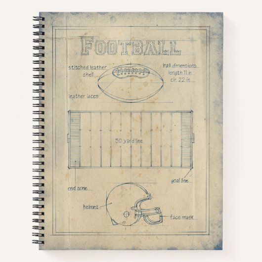 Carnet Tout sur le jeu - Football (Devant)