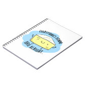 Carnet Tout va Brie aller bien Punition Fromage Drôle (Côté gauche)