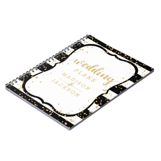 Carnet Toute bande de couleur et Wedding planner de confe (Côté gauche)