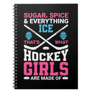 Carnet Toutes les filles de hockey sur glace