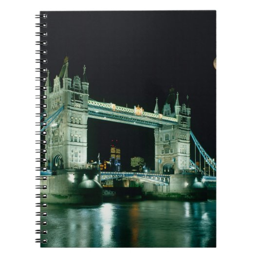 Carnet Tower Bridge la nuit, Londres, Angleterre (Devant)