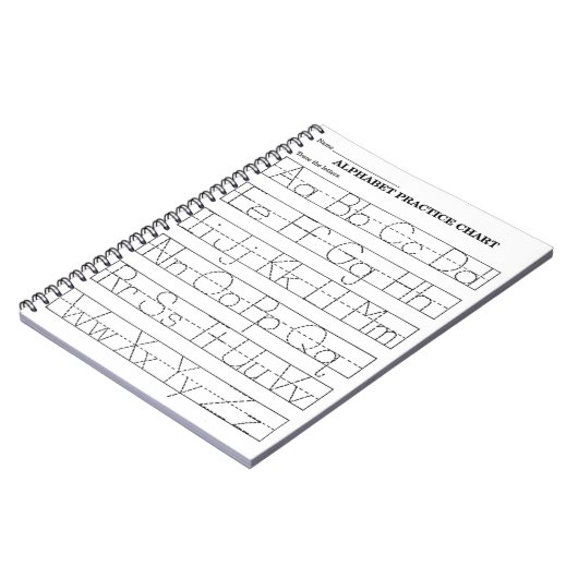 Carnet Traçage d'alphabet (Côté gauche)