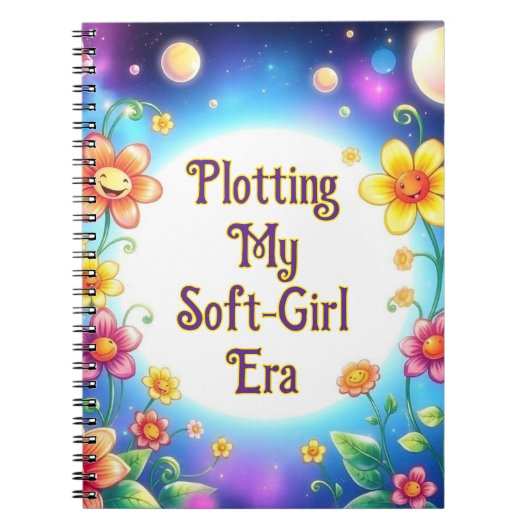 Carnet Tracer ma douce fille ère florale (Devant)