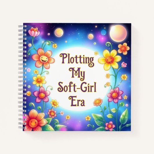 Carnet Tracer ma douce fille ère florale (Devant)