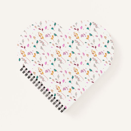 Carnet traces florales Abstraites (Devant)