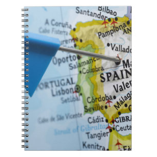 Carnet Tracez la goupille placée à Madrid, Espagne sur