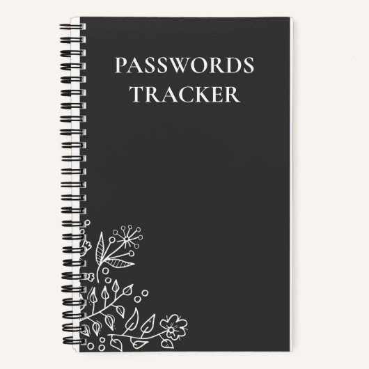 CARNET TRACKER MOTS DE PASSE (Recto)