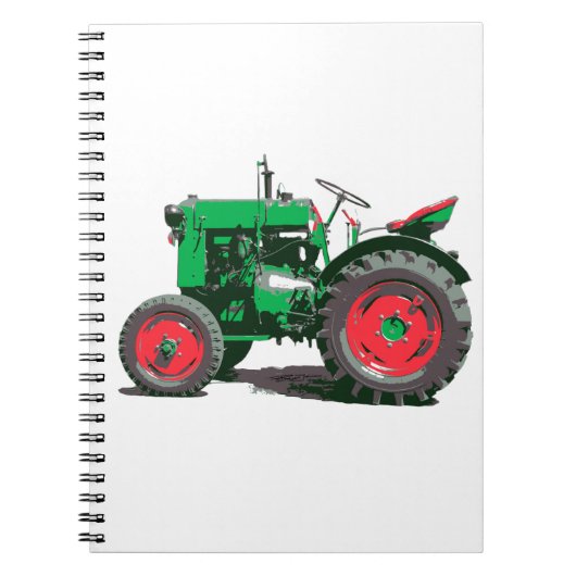 CARNET TRACTEUR ANTIQUE (Devant)