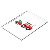 Carnet Tracteur de Noël (Côté gauche)