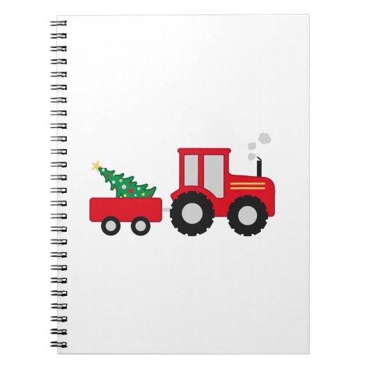 Carnet Tracteur de Noël (Devant)