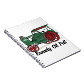 Carnet Tracteur de traction d'huile de Rumely (Côté Droit)