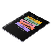 Carnet Trade design | Reminder | Motivation (Côté gauche)