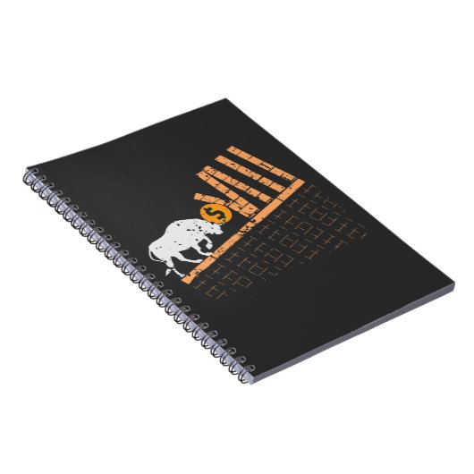 Carnet Trader Crypto Asset Trader Bull Trend Art (Côté Droit)