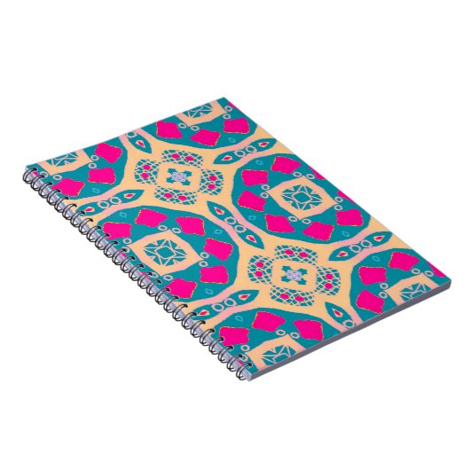 Carnet Traditionnel, patchwork péruvien, motif de tuiles (Côté Droit)