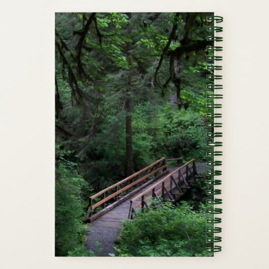 Carnet Trail into the Forest John Muir Citation (Verso)