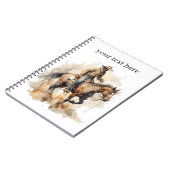 Carnet Trail Ride Dusty en aquarelle, personnalisé (Côté gauche)