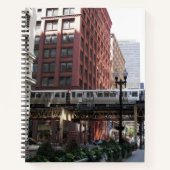 Carnet Train à boucle élevé de Chicago (Devant)
