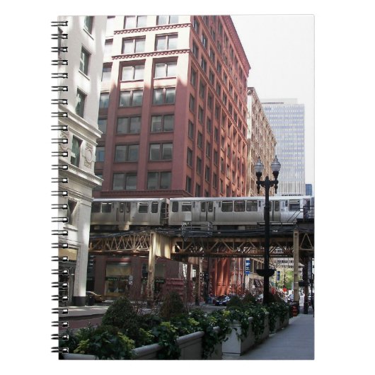 Carnet Train à boucle élevé de Chicago (Devant)
