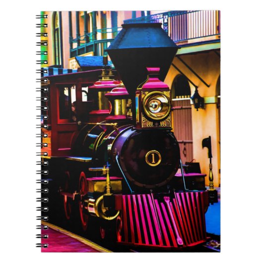 Carnet Train à vapeur (Devant)