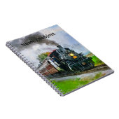 Carnet Train à vapeur 89, Chemin de fer Locomotive Moteur (Côté Droit)