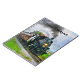 Carnet Train à vapeur 89, Chemin de fer Locomotive Moteur (Côté gauche)