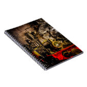 Carnet Train à vapeur vintage - Old Timer (Côté Droit)