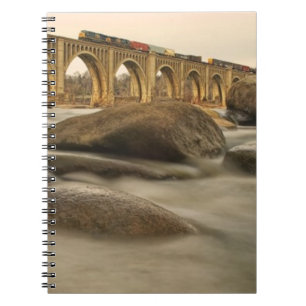 Carnet Train au-dessus de James River