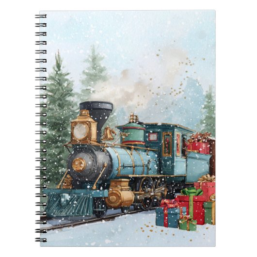 Carnet Train de Noël (Devant)