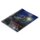 Carnet Train de Noël dans la neige (Côté gauche)