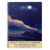Carnet Train De Nuit Pour Londres. (Devant)