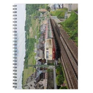 Carnet Train de voyageurs à Oberwesel