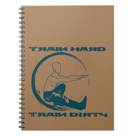 Carnet Train hard, train dirty (Devant)